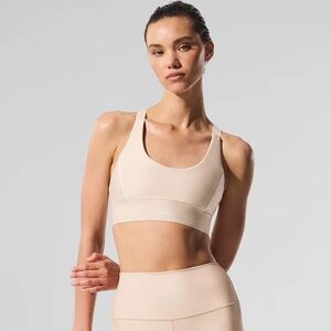 Alo Suit Up Bra - Macadamia - Medium